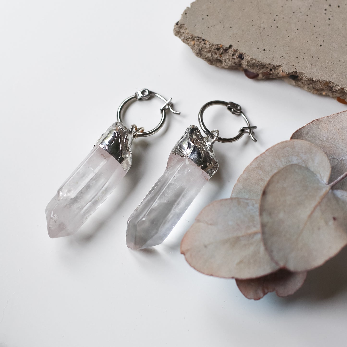 Quartz Earrings