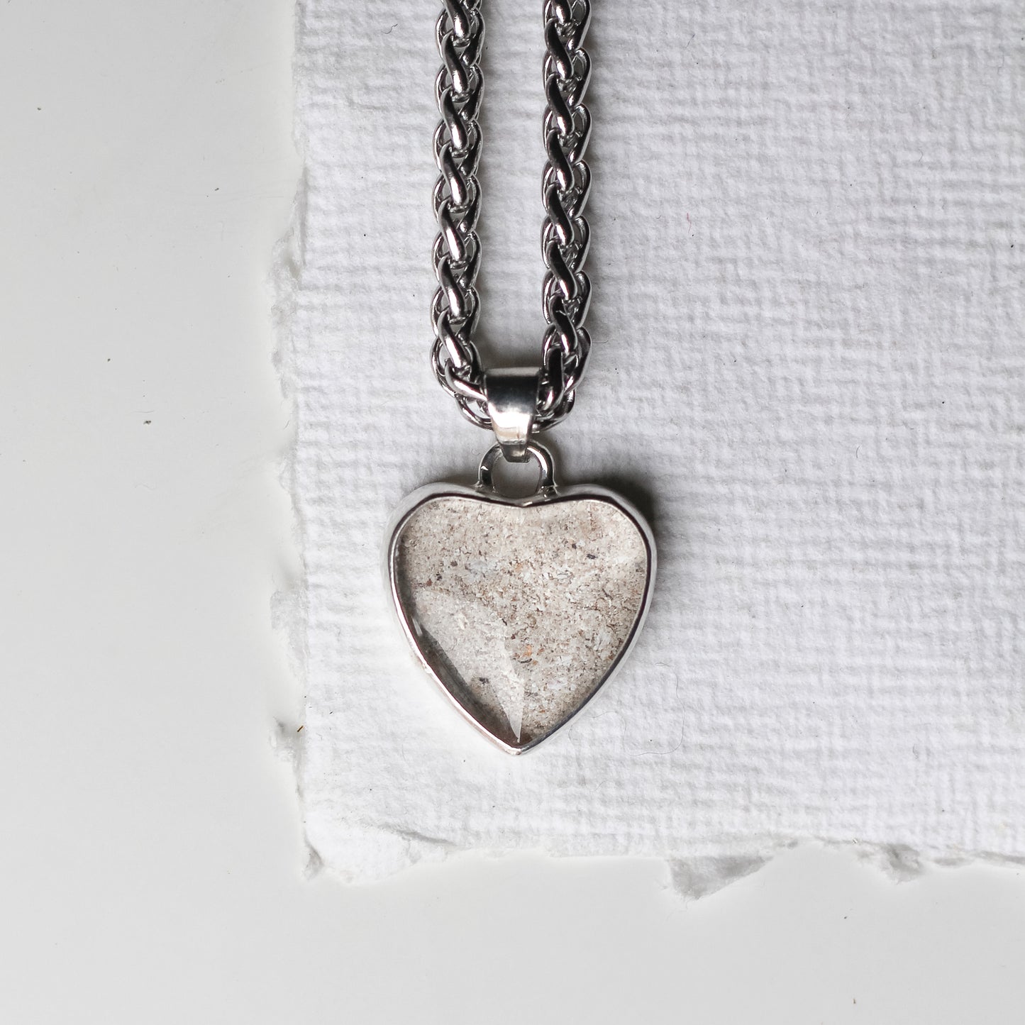 Custom Cremation Necklace (choose shape)