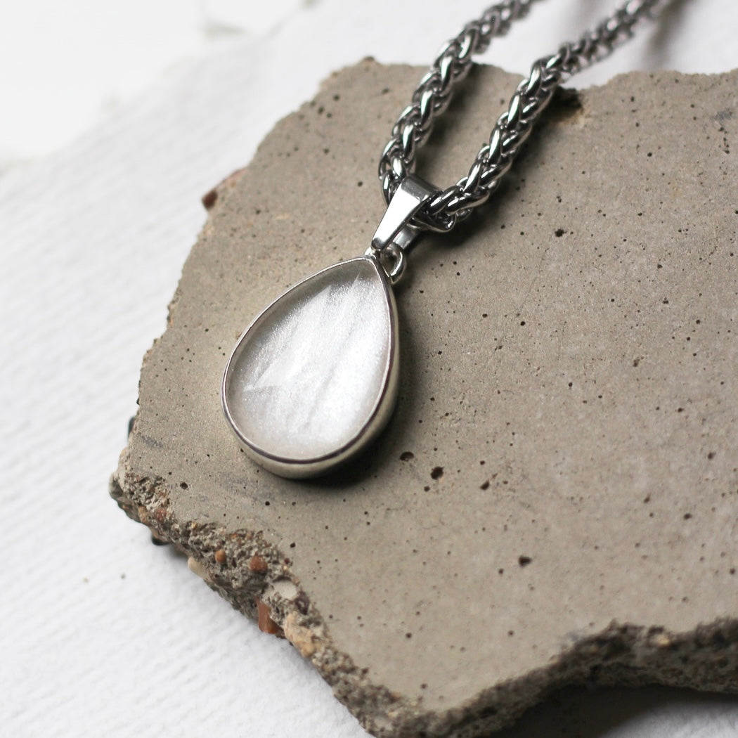 Custom Cremation Necklace (choose shape)