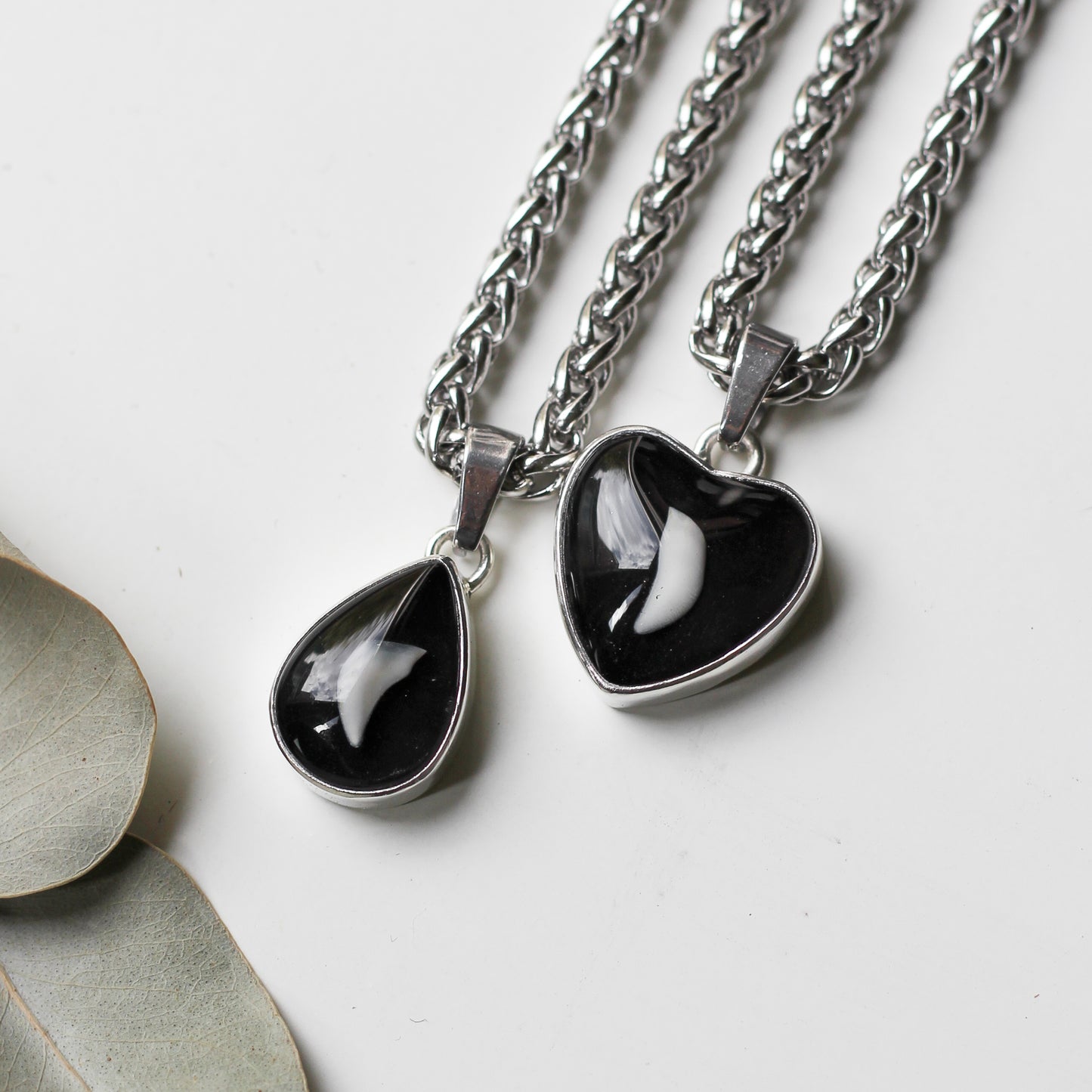 Custom Tooth Heart Necklace