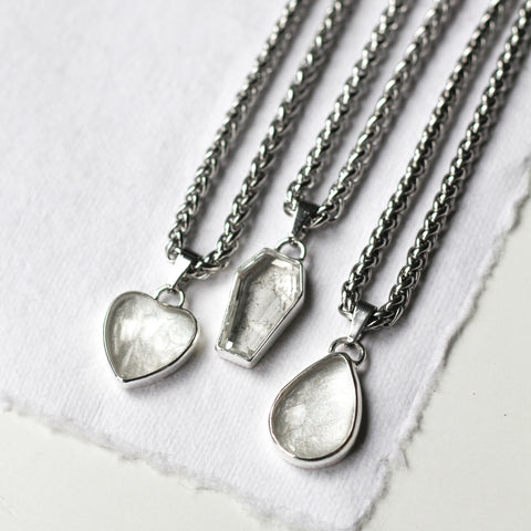 Custom Cremation Necklace (choose shape)