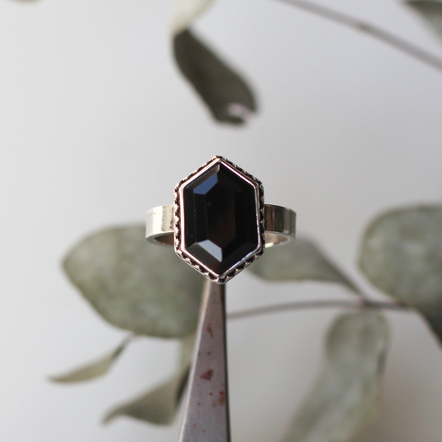 Onyx Ring Size O or R