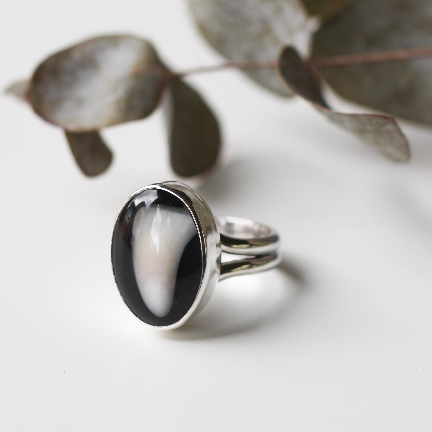 Custom Oval Tooth Ring