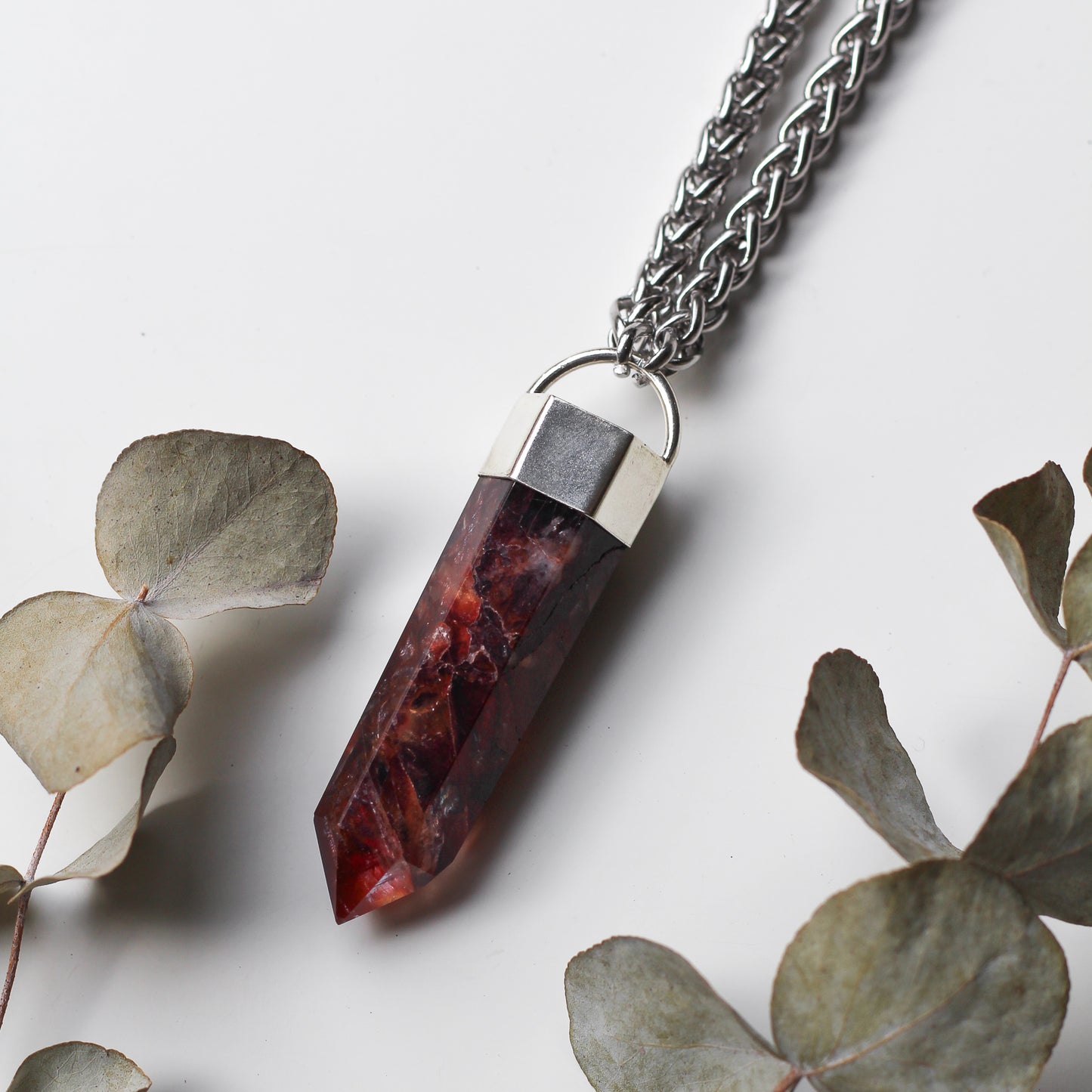 Fire Quartz Necklace