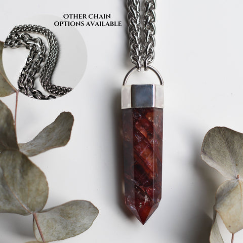 Fire Quartz Necklace