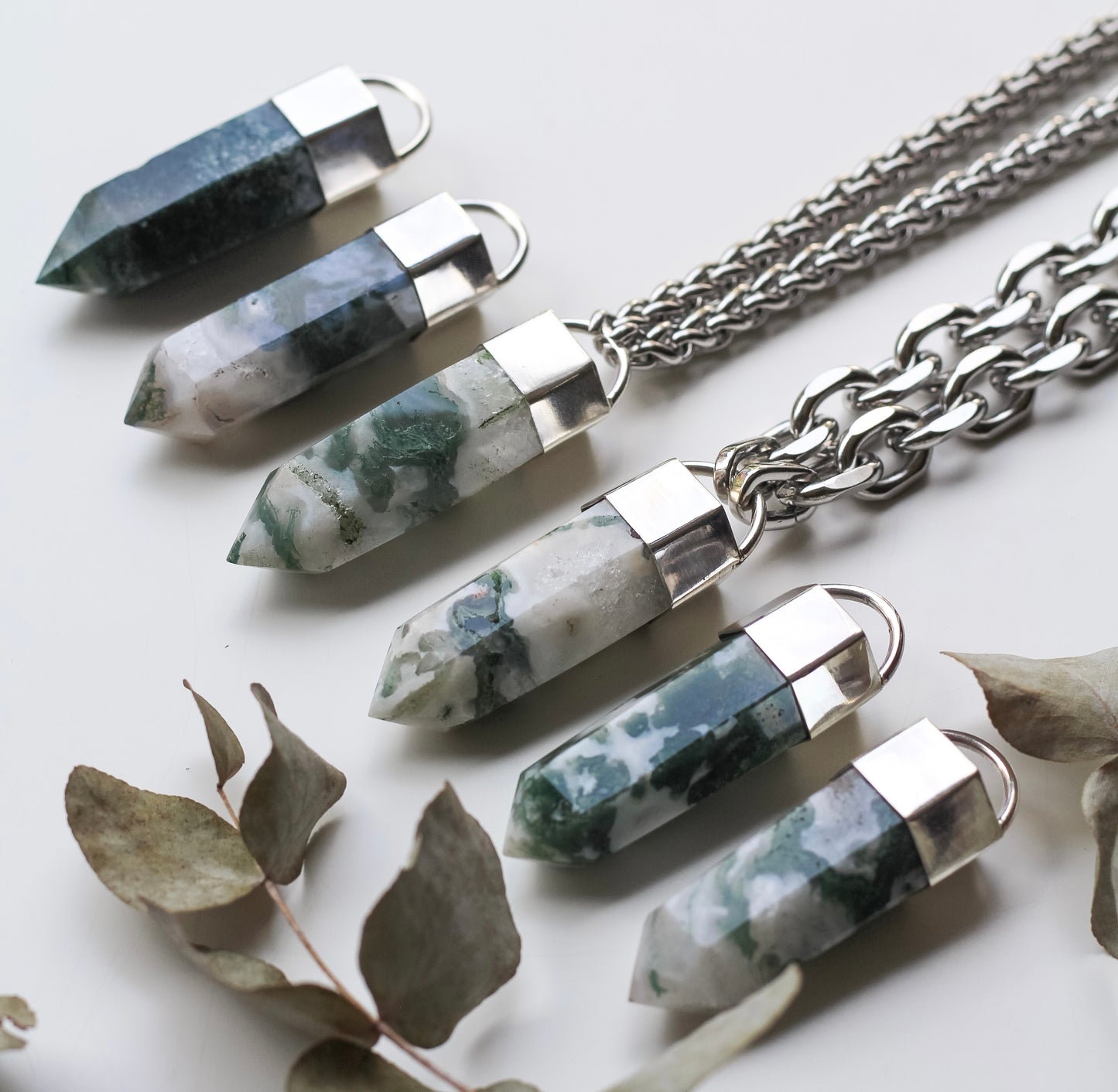 Moss Agate Necklace