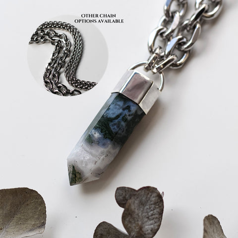 Moss Agate Necklace