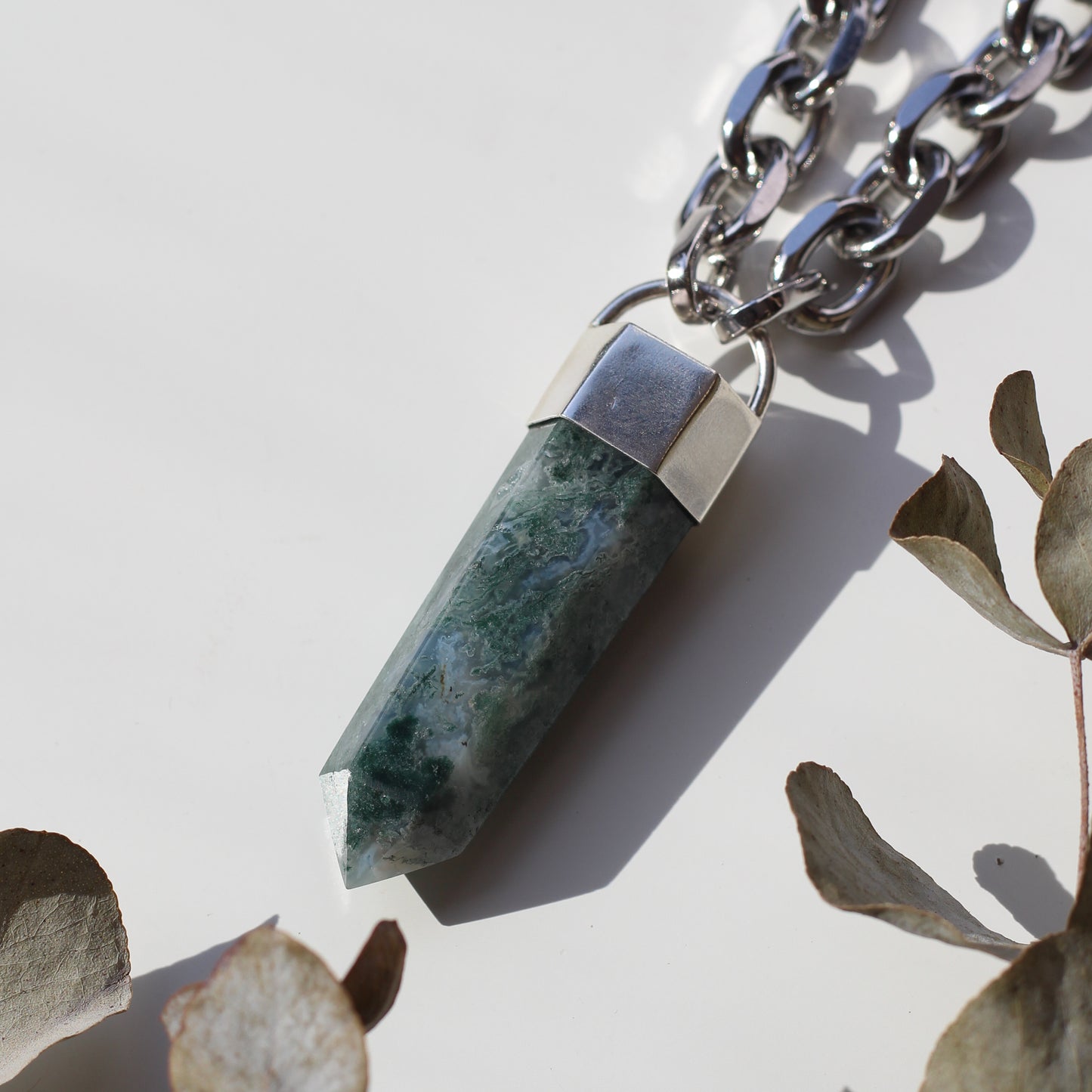 Moss Agate Necklace