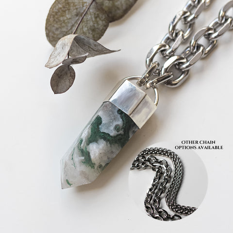 Moss Agate Necklace