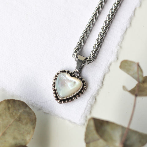 Pearl Beaded Heart