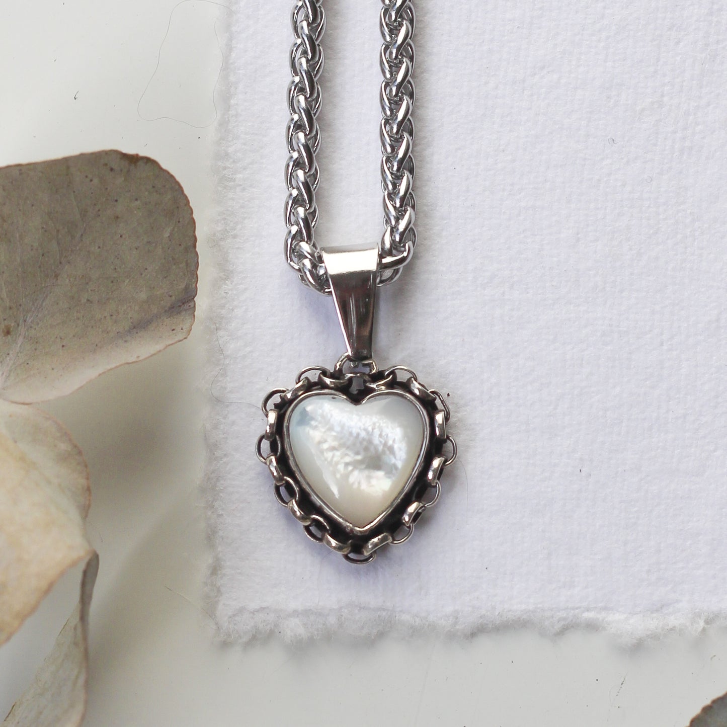 Pearl Chain Heart