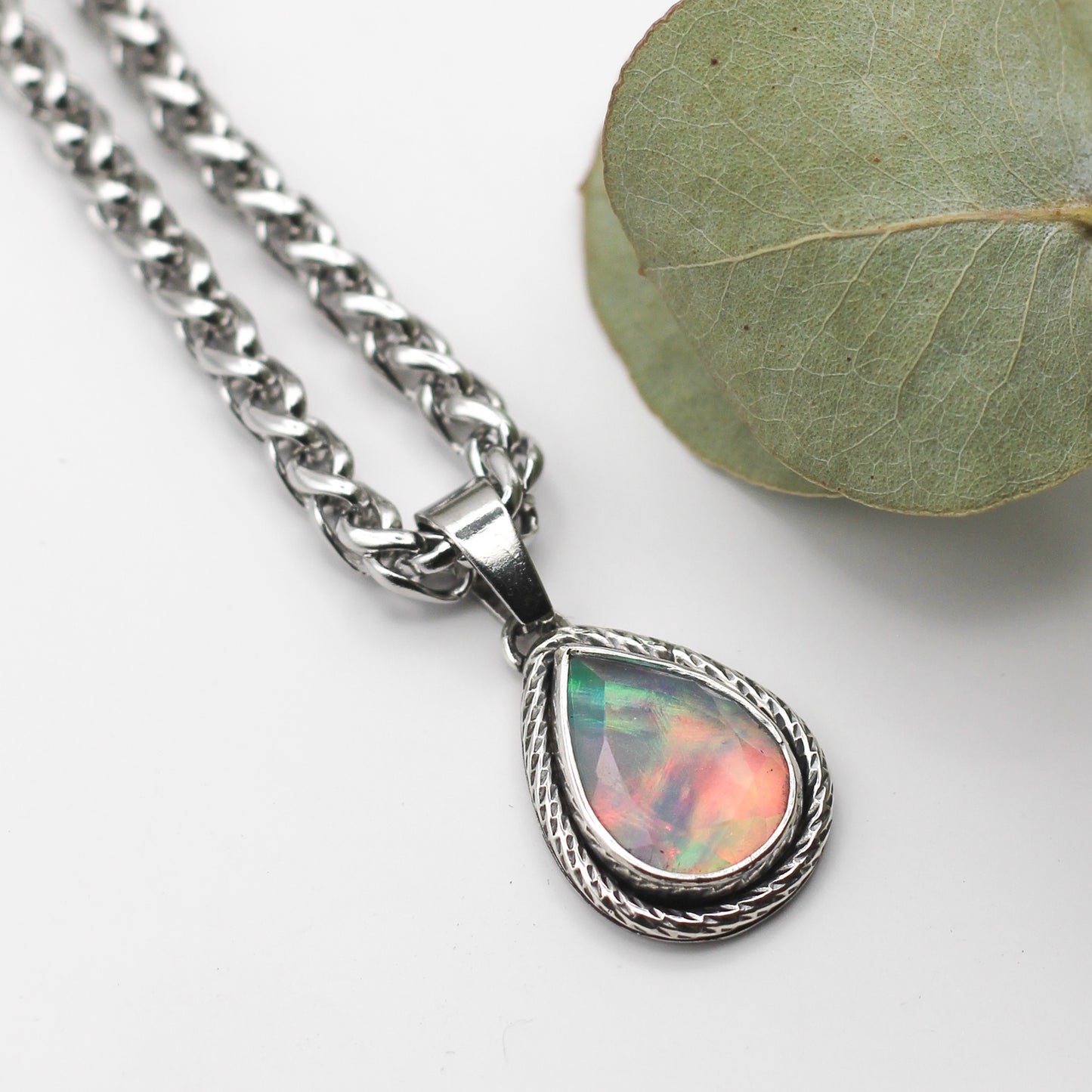 Aurora Opal Necklace