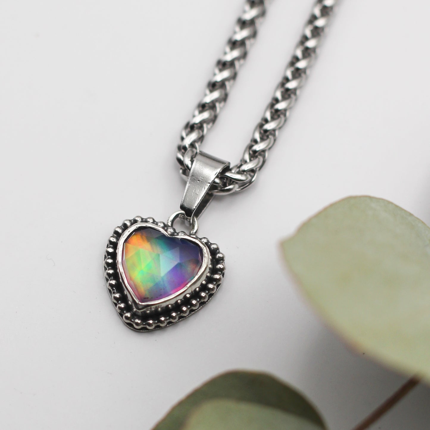 Mini Aurora Opal Necklace