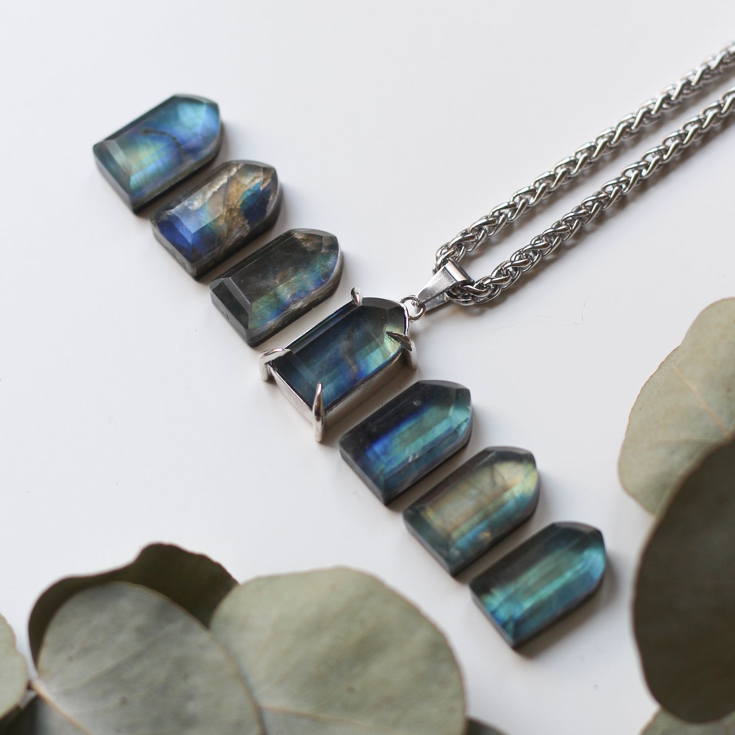 Labradorite Window Necklace