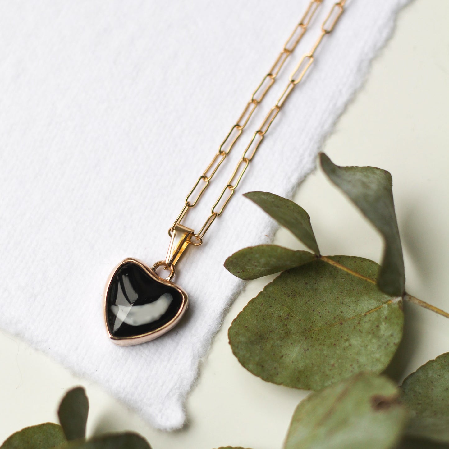 Custom GOLD Tooth Heart Necklace