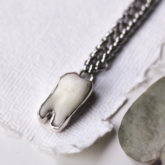 Custom Large Tooth Necklace