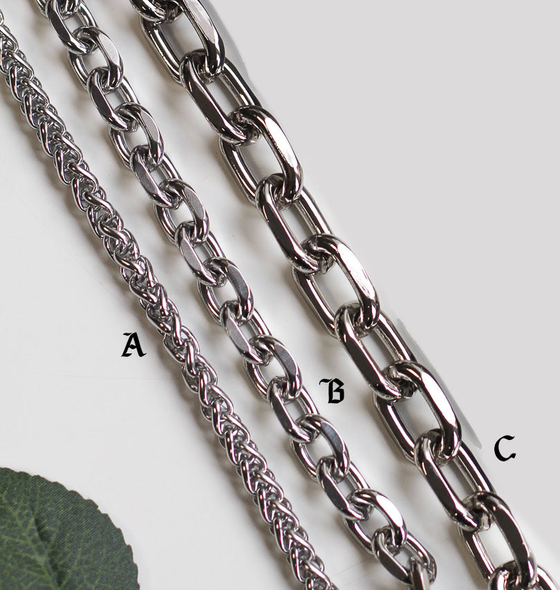 XL Chunky Moss Agate Necklace