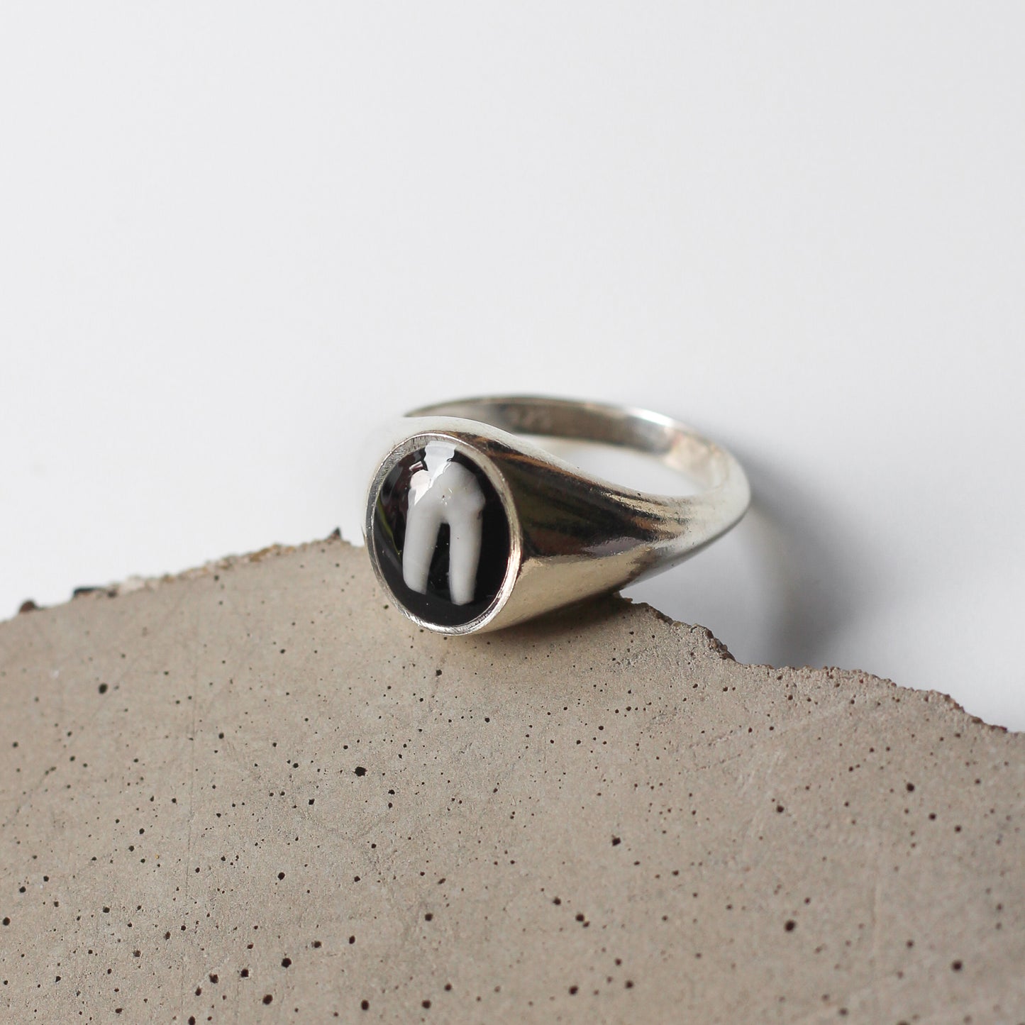 (NEW) Custom Tooth Signet Ring