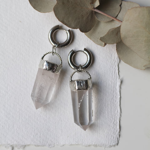 Quartz Earrings