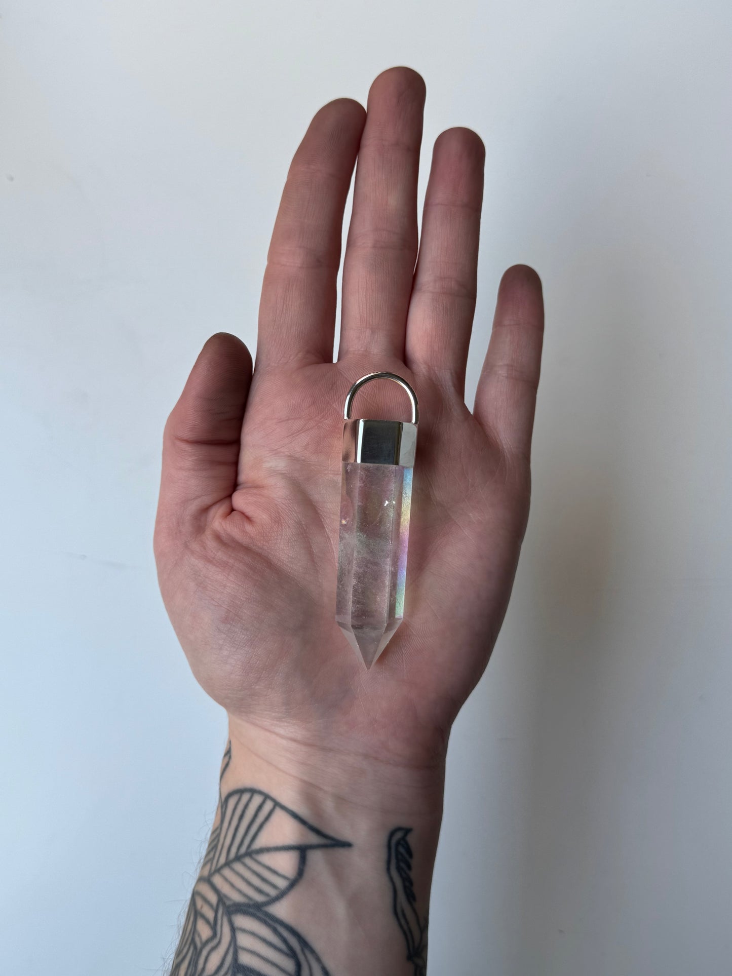 Chunky Aura Quartz Necklace