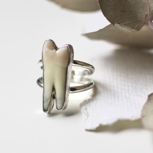 Custom Large Tooth Ring