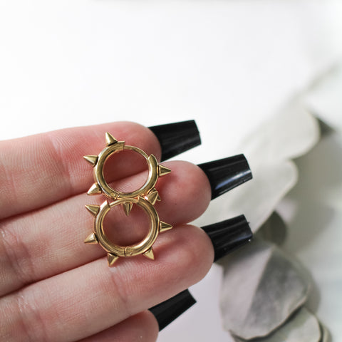 Spiked hoops (mini)