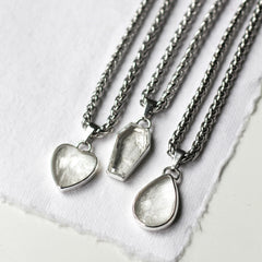 Custom Cremation Necklace (choose shape)