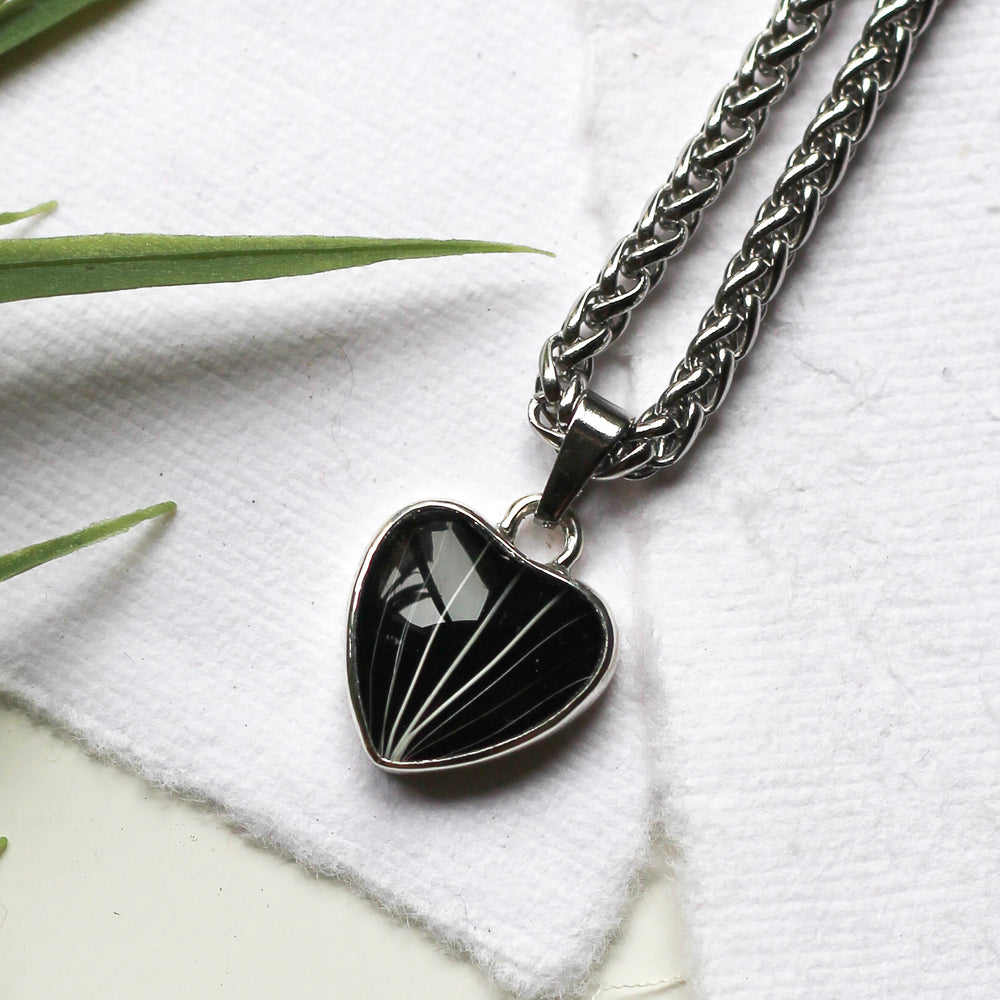 Custom Whisker Heart Necklace