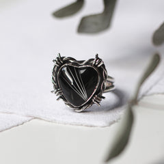 Custom Barbed Whisker ring