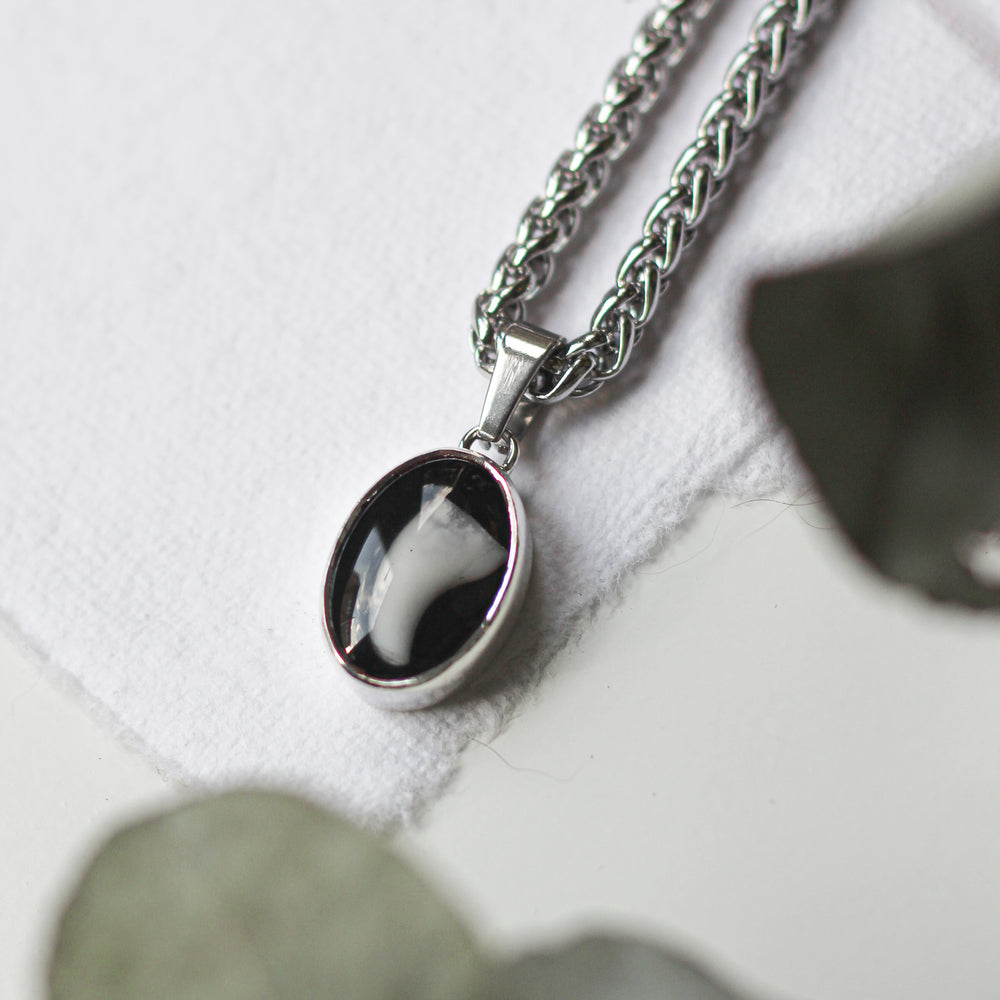 Custom Tooth Oval Necklace