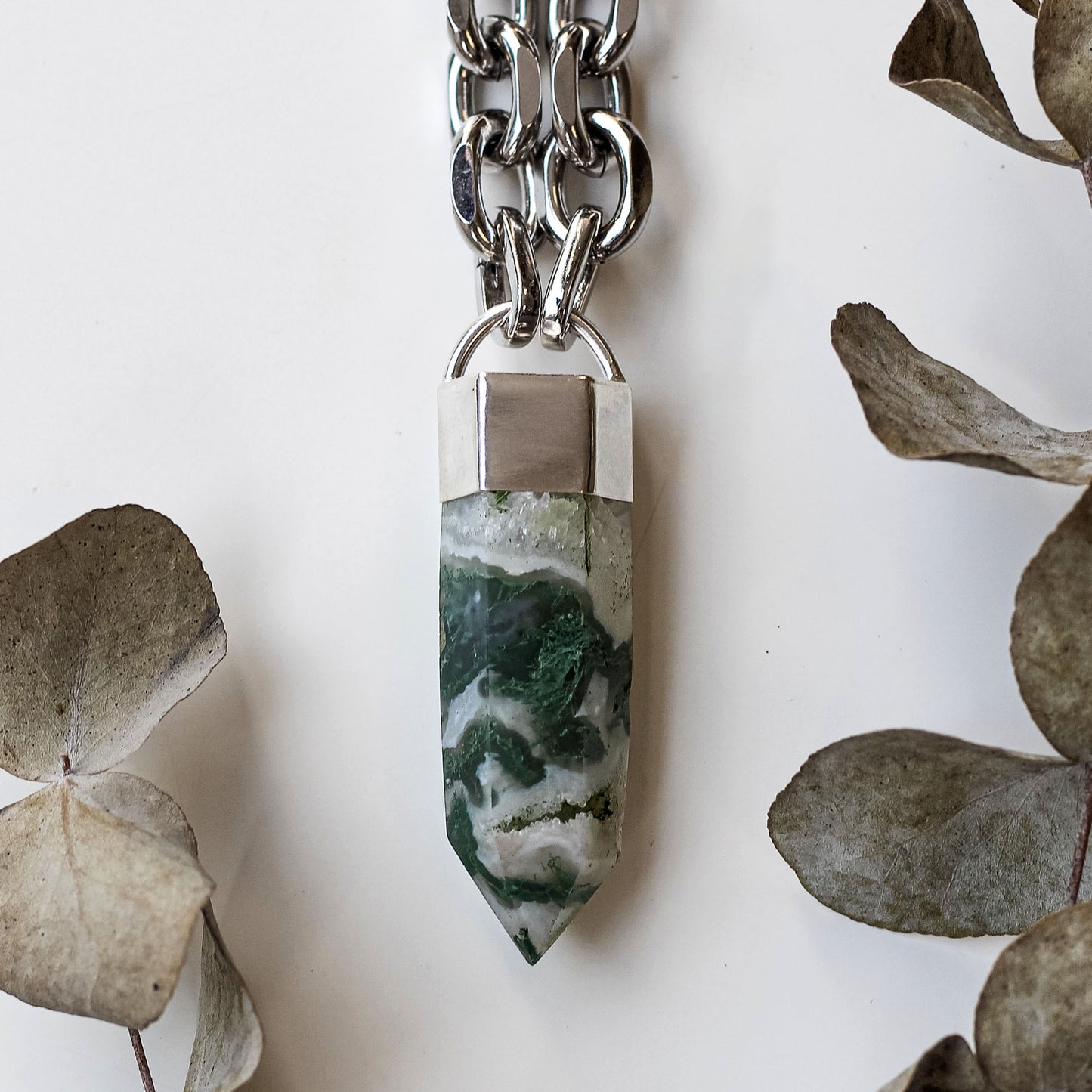 Moss Agate Necklace