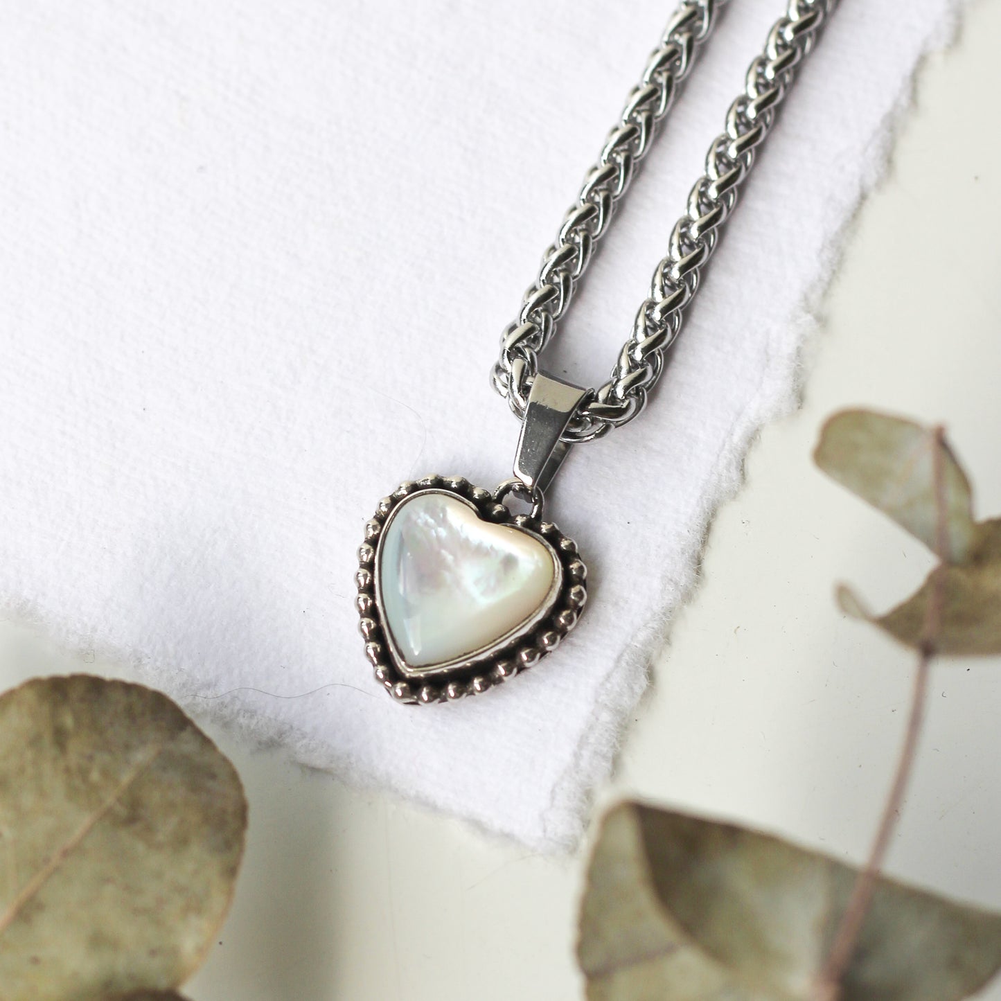 Pearl Beaded Heart