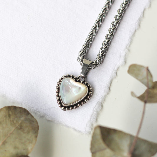 Pearl Beaded Heart