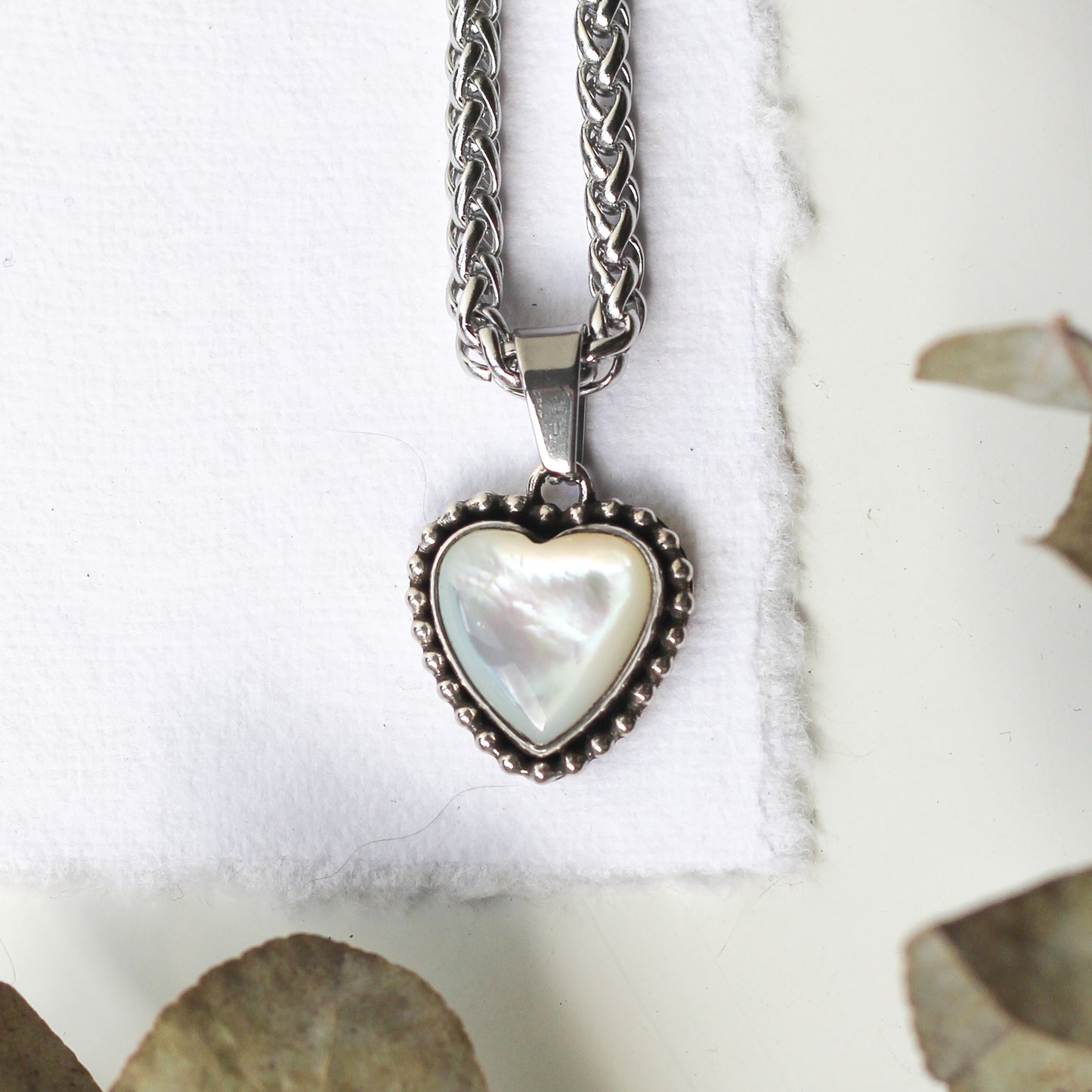 Pearl Beaded Heart