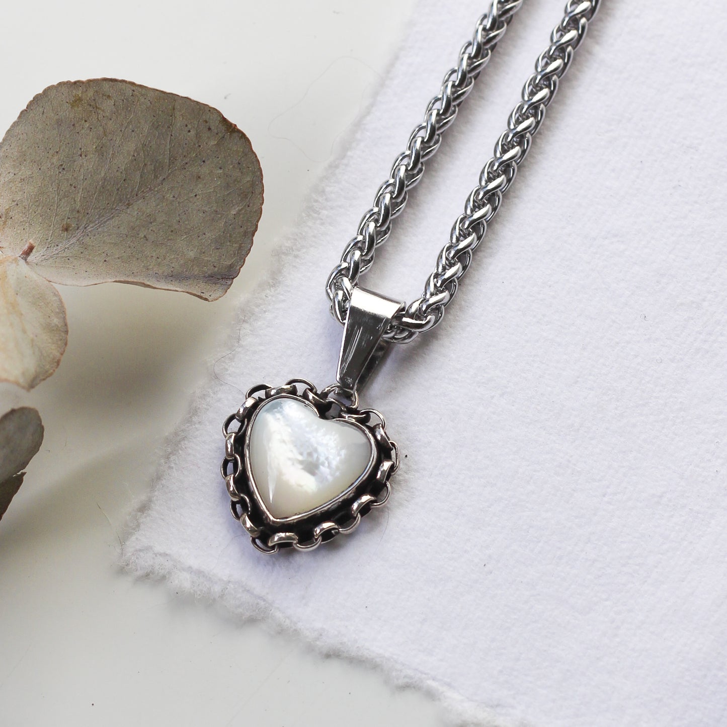 Pearl Chain Heart