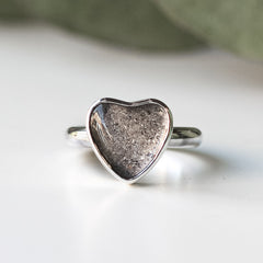 Custom Cremation Heart Ring