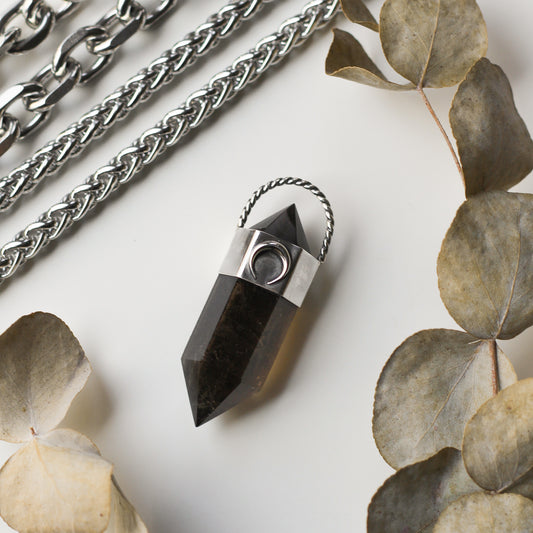 Chunky Smoky Quartz Necklace
