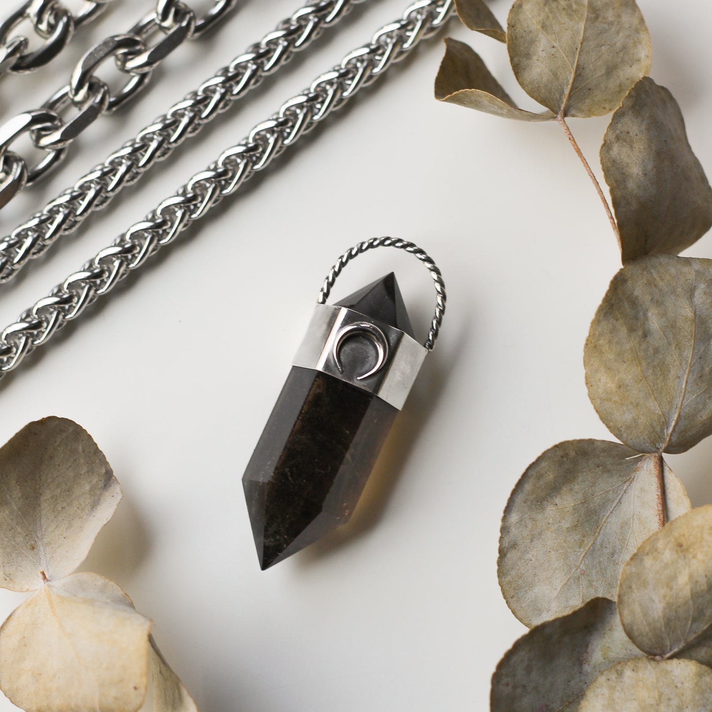 Chunky Smoky Quartz Necklace