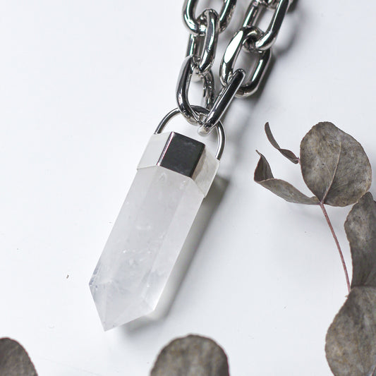 Chunky Quartz Necklace