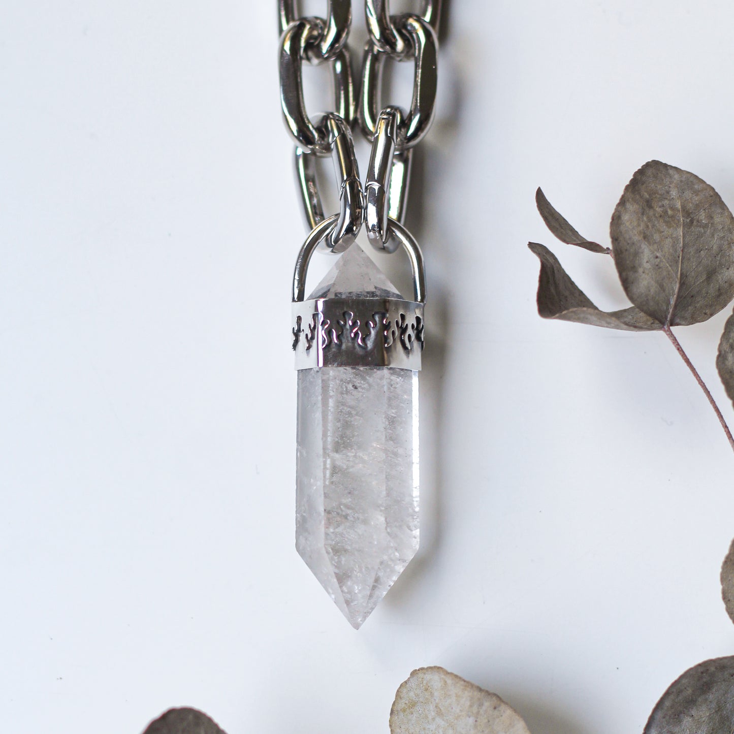 Chunky Quartz Necklace