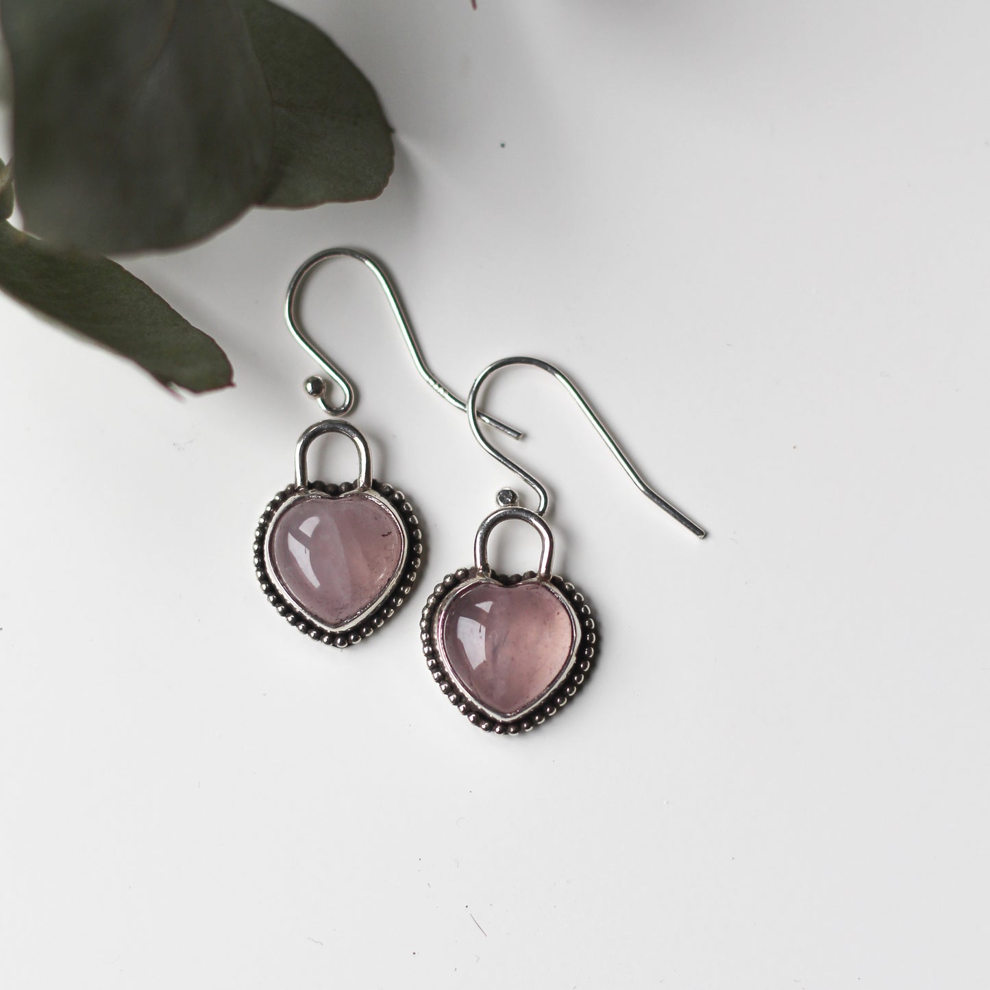 Rose Quartz Earrings