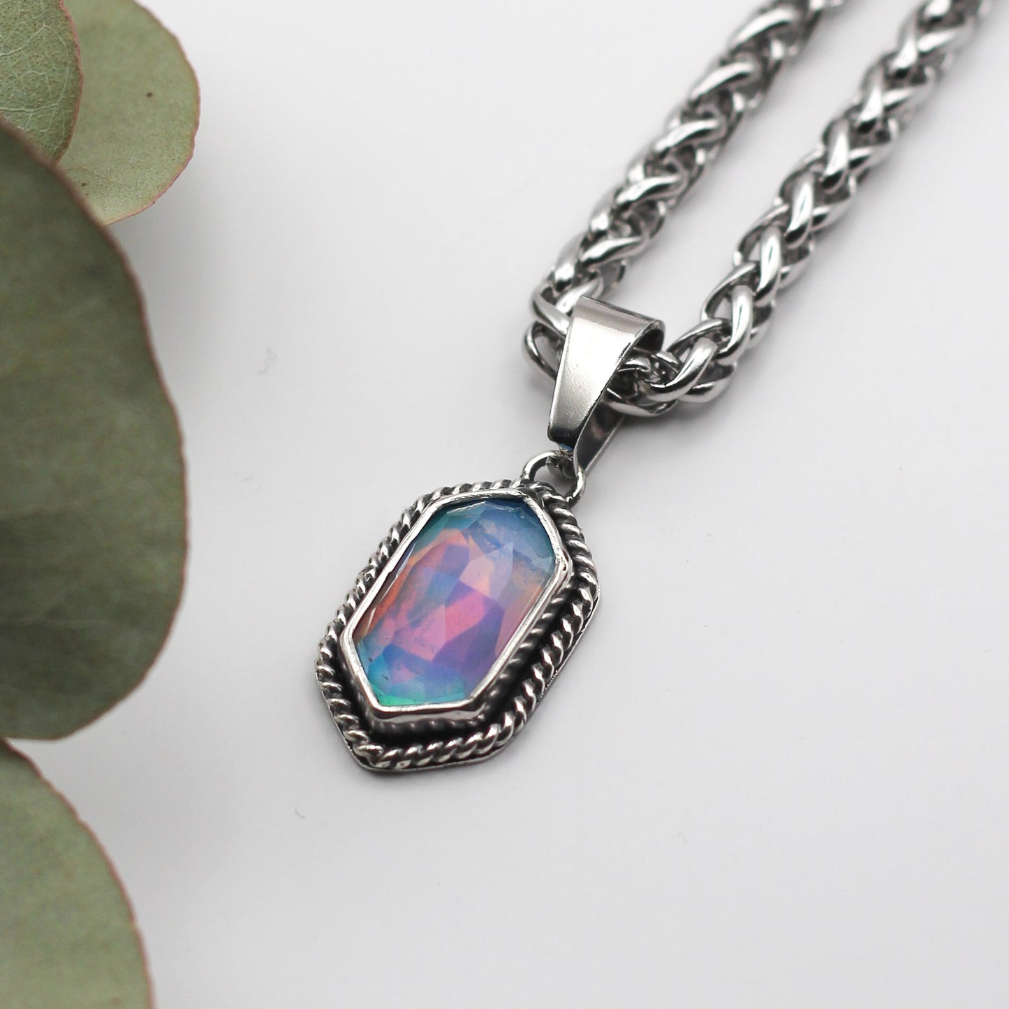 Aurora Opal Necklace