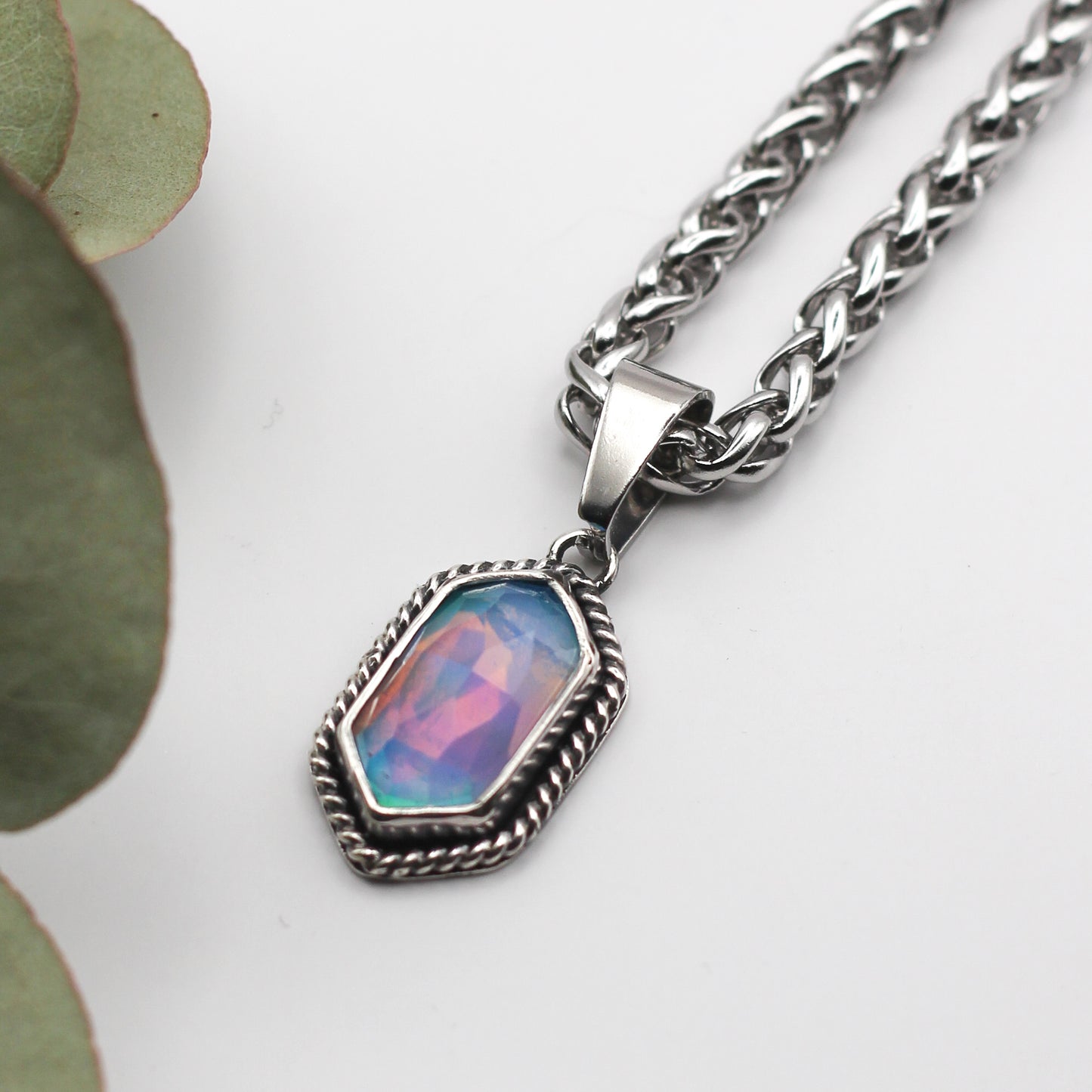 Aurora Opal Necklace