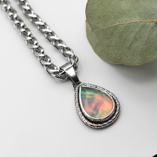 Aurora Opal Necklace