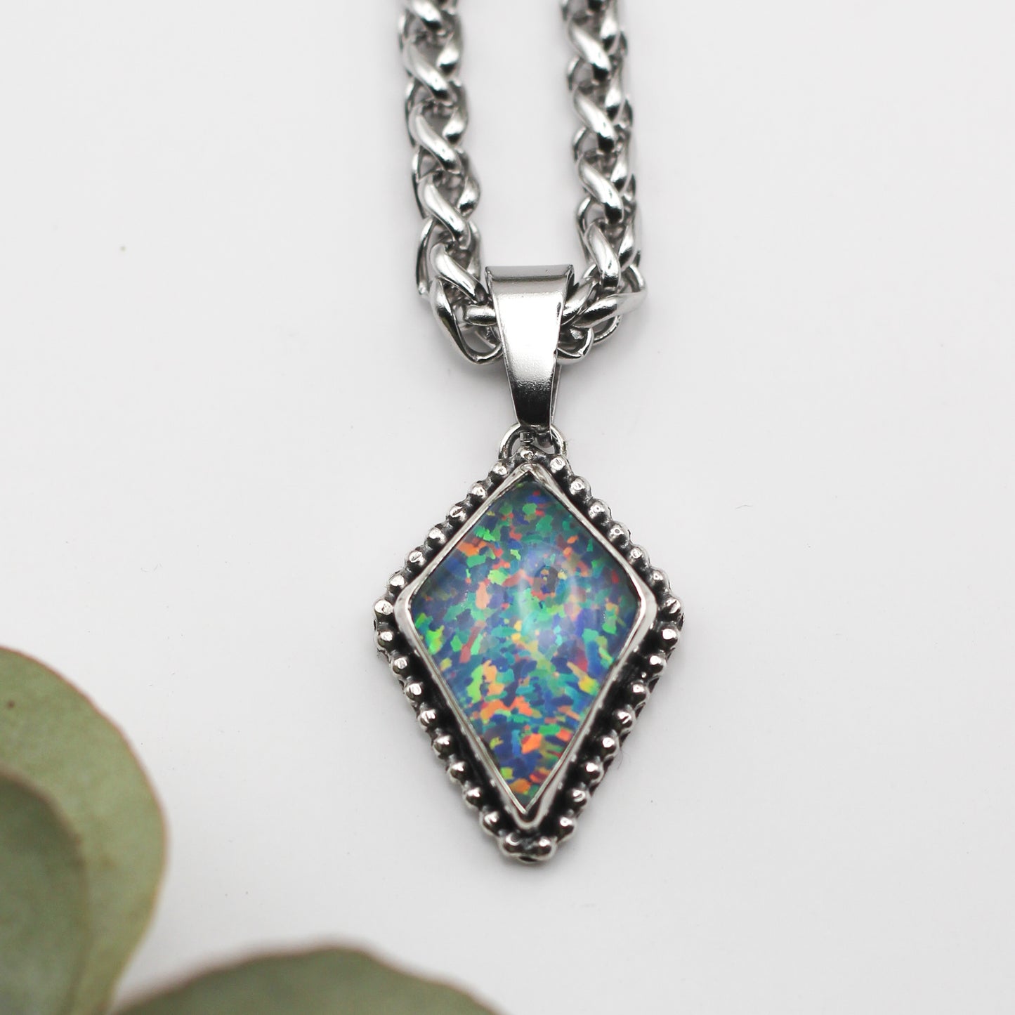 Aurora Opal Necklace