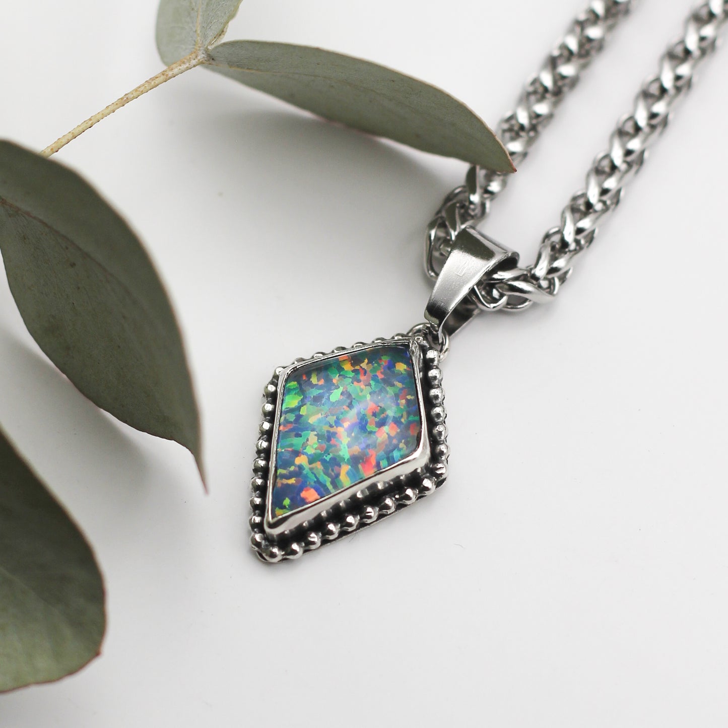 Aurora Opal Necklace