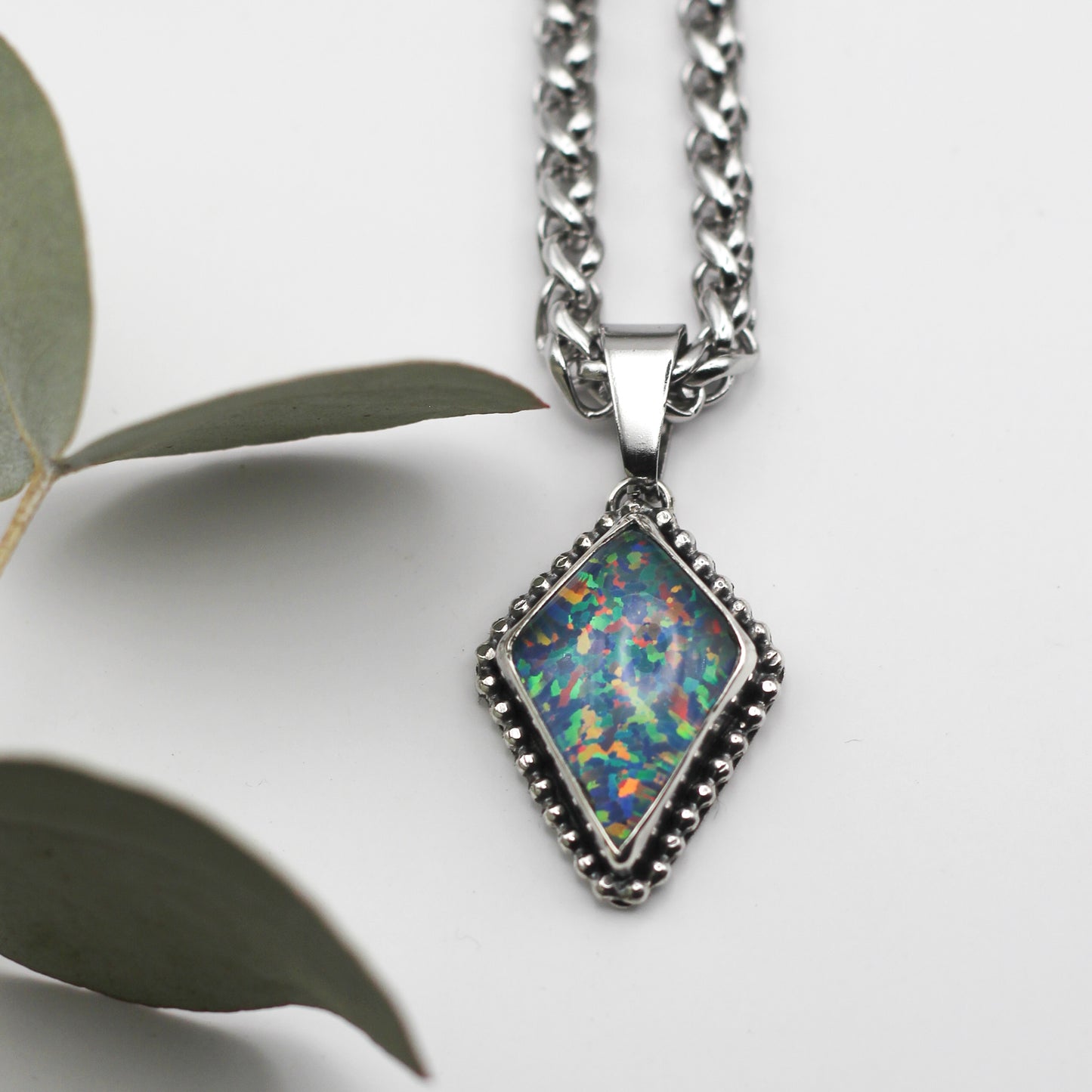 Aurora Opal Necklace