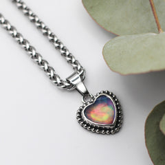 Mini Aurora Opal Necklace