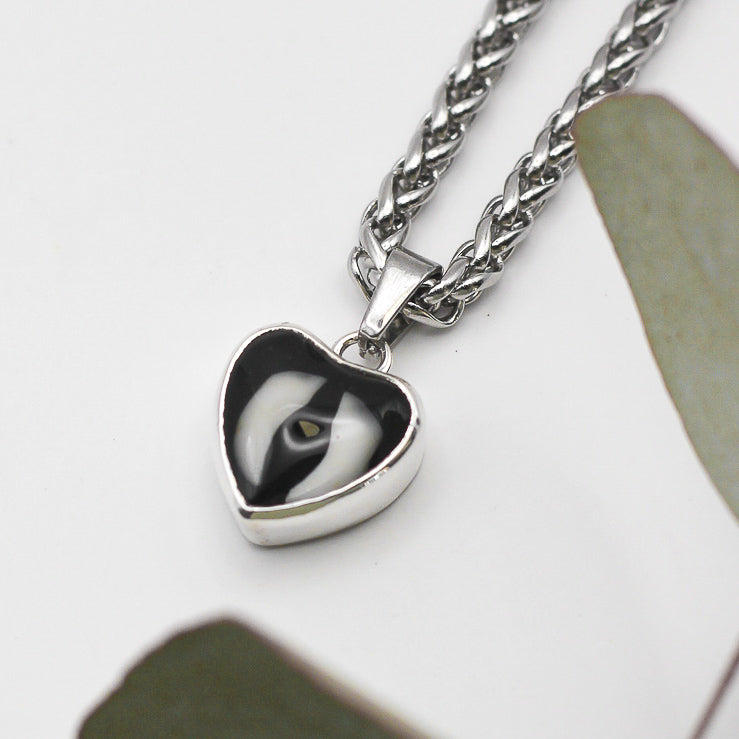 Custom Tooth Heart Necklace