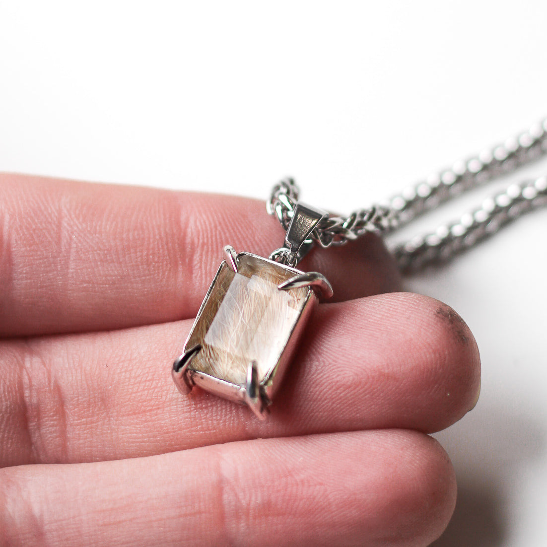 Custom Hair/Fur Claw Necklace